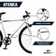thumbnail image 5 of Bicicleta Fixie Rodada 700 Ciudad Atenea Adulto, 5 of 9