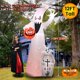 thumbnail image 5 of Inflable Fantasma Halloween con Lápida y Luz Interna, Decoraciones de Patio, Fiestas, 5 of 7