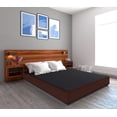 thumbnail image 2 of Dormez zzz Base Box para Cama Matrimonial con Tapizado Color Choc–10top, 2 of 4