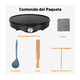 thumbnail image 5 of Crepera Eléctrica Anti Adherente Ajustable 1000w Negro, 5 of 5