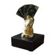 thumbnail image 1 of 1 trofeo de mano de póker de 6,25 pulgadas con base. Ideal para el verano. dorado, 1 of 9