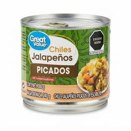 Chiles jalapeños Great Value picados 380 g