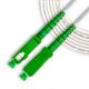 thumbnail image 1 of SatelliteSale Cable de Conexión Digital de Fibra Óptica SC/APC OFNR, Conector Simplex SC Estándar, Diámetro Exterior de 2,9 Mm, Cable Universal Blanco, 1,8 M, 1 of 6