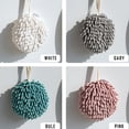 thumbnail image 1 of Paquete de 4 bolas absorbentes para limpiar las manos | Toallas de cocina multifuncionales | Tela de chenilla supersuave | Secado rápido | Alta absorción de agua (hasta 400 ml) | Anilla para colgar, 1 of 9