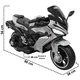 thumbnail image 5 of Moto Montable Eléctrica Deportiva 2 Ruedas para Niños Luz Bluetooth Dos Baterias 6V con Cargador Soporta Hasta 30kg - Gris, 5 of 8