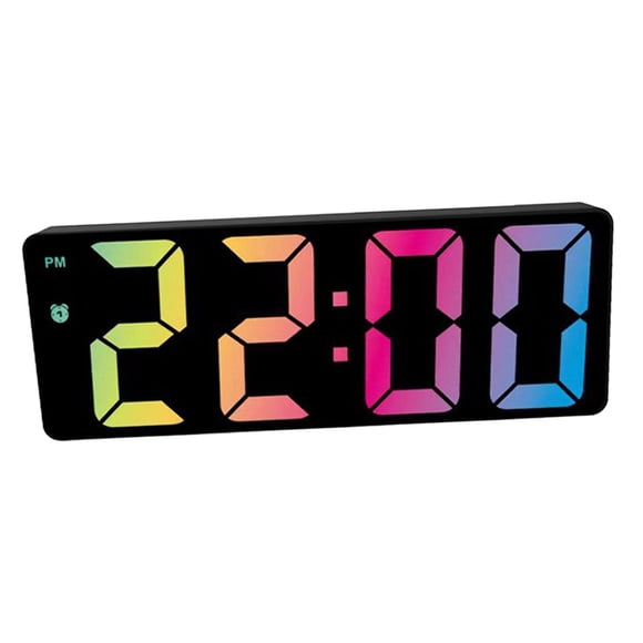 Despertador electrónico Sunnimix colorido Pantalla LED grande