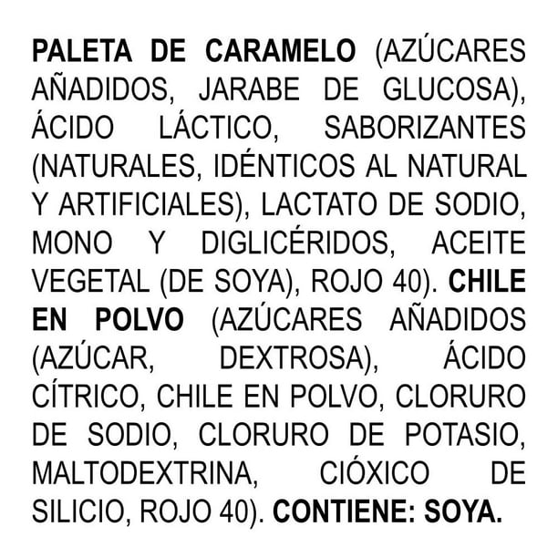 Imagen 3 de Paleta de caramelo Lucas Muecas sabor chamoy con chile en polvo 24 g
