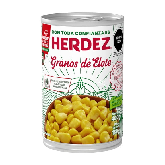 Granos de elote Herdez 400 g
