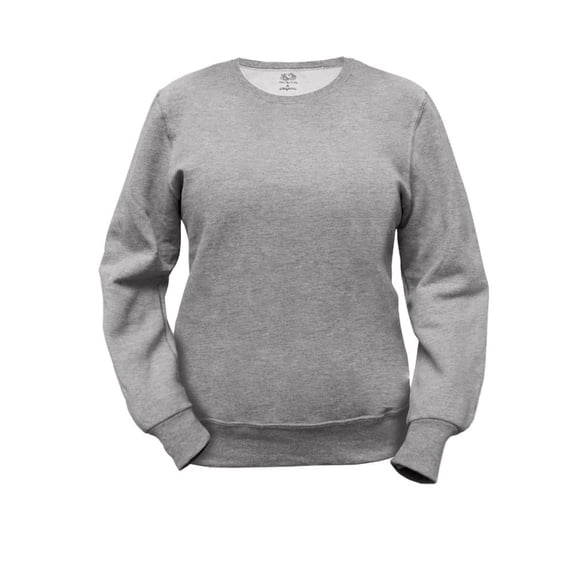Sudadera Fruit of the Loom . Para mujer de felpa, gris jaspe claro, talla CH