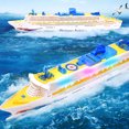 thumbnail image 4 of Modelo De Barco De Crucero Para Niños, Barco Transatlántico De Juguete Con Luz LED Eléctrica Para Interiores Para Niños Y Niñas, 4 of 7
