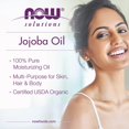 thumbnail image 4 of Aceite hidratante 100% puro de jojoba NOW Solutions, 480 ml, 4 of 6