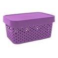 thumbnail image 1 of Caja con Tapa Plastic Trends Modelo Paris Capacidad 4.5Lts Color Morado 1 Pieza, 1 of 5