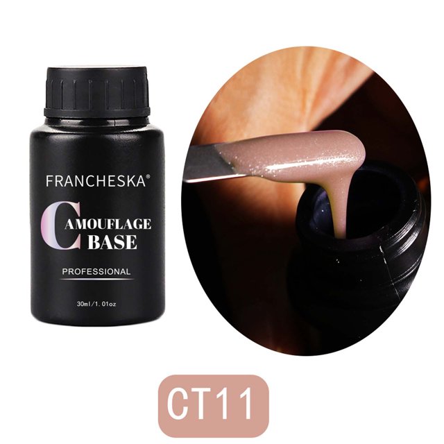 Polvo para uñas Arte de uñas Goma Color nude Base Brillantina Brillantina Fototerapia Base Pegamento Arte de uñas