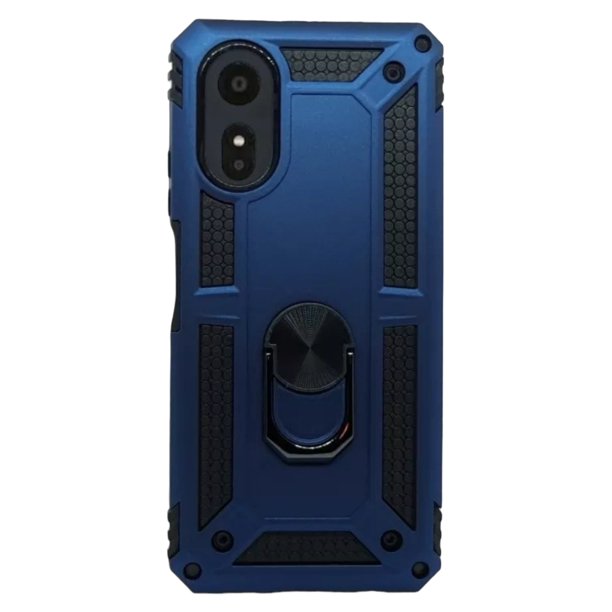 Funda Uso Rudo Cely Vesmir con Anillo Magnético Para Oppo A17 Azul Marino
