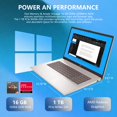 thumbnail image 5 of Notebook HP 17 17.3 Pulgadas Táctil AMD Ryzen 5 8GB RAM 512GB SSD Windows 11 Pro Plateado, 5 of 5