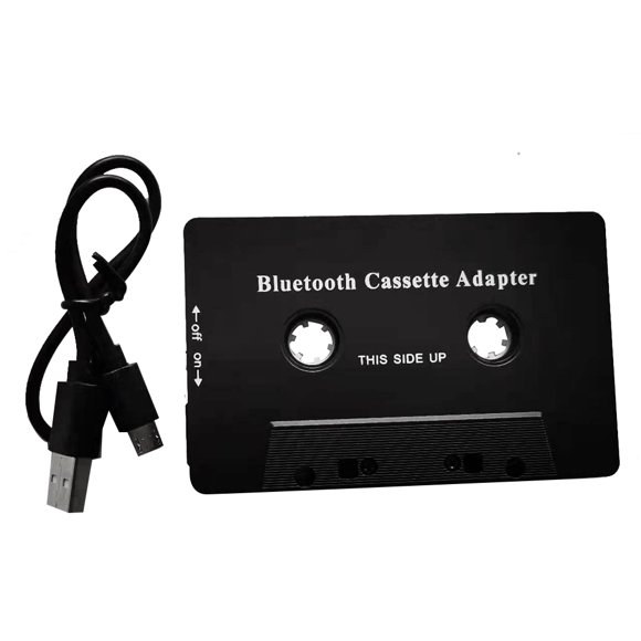 Universal Cassette Bluetooth 5.0 Audio Car Tape Aux Adaptador EstéReo con MicróFono para TeléFono MP3 AUX Cable Reproductor de CD