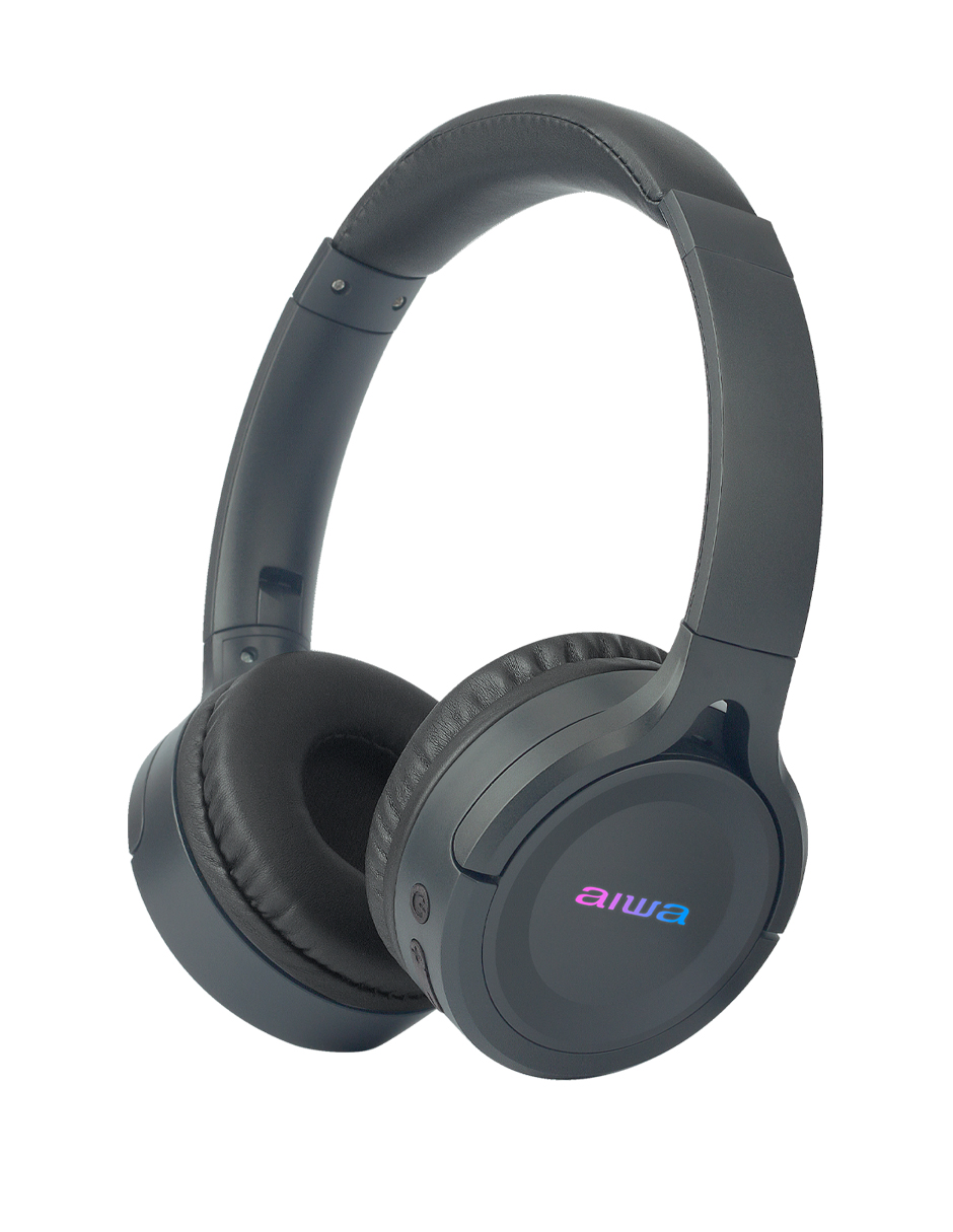 AUDIFONOS AIWA AWK17G INALAMBRICOS BLUETOOTH 5W gris