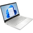 thumbnail image 3 of Combo Laptop HP 14-DQ0532LA Intel Celeron N4120 4GB 128GB SSD HD W11H Plata + Audifonos Bluetooth, 3 of 5