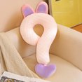 thumbnail image 1 of Almohada Refrescante de Seda de Hielo con Forma de Signo de Interrogación, Ideal para La Oficina, Siestas, Estudiantes, Viajes En Coche o Como Almohada Cervical. También Sirve Como Regalo., 1 of 6