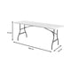 thumbnail image 3 of Mesa Plegable Loomber Blanca de 180 centímetros, 3 of 6