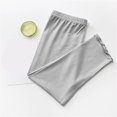 thumbnail image 4 of Leggings lisos de colores pastel para niñas pequeñas, pantalones ajustados suaves y elásticos para uso diario y juegos al aire libre, multicolor, 1 paquete, 2T-8T, 4 of 5