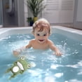thumbnail image 1 of Juguetes de piscina, juguetes para niños pequeños, juguetes de baño para niños y niñas - Juguetes para bebés para nadar y jugar en el agua Barco de plástico, 1 of 9