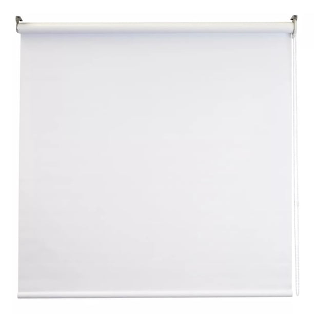 DecoKing Persiana para Ventana Enrollable Horizontal Blackout 140cm ancho x 180cm alto Blanco