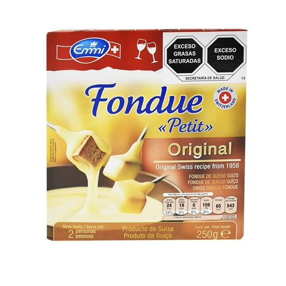 Fondue de queso suizo Emmi Petit original 250 g
