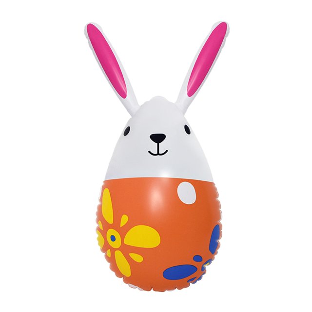 Decoraciones de Pascua Al Aire Libre 40 * 20cm / 15.7 * 7.9 Pulgadas Huevos de Pascua Inflables