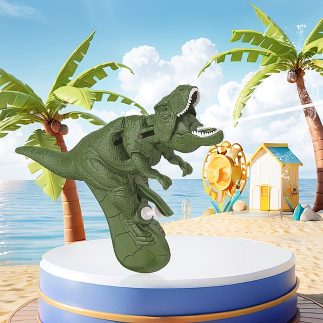 RKSTN Water spray products Dinosaur Water Pistol Simulation Dinosaur Opens Its Mouth And Sprays Water Boy Splashes Water Pistol