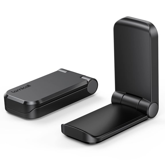 Soporte para auriculares Lamicall Sticky Headphones Hanger, paquete de 2, color negro