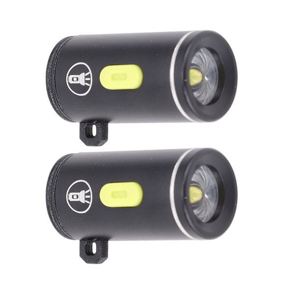 2pcs LED Pequeña Linterna, Hasta 230lm De Brillo Pequeña Lámpara LED USB Compacta Luz De Pulgares Alimentada Por Interfaz Tipo C Power Bank