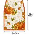 thumbnail image 4 of MTBLYS Mantel con calavera de azúcar del Día de Muertos | Camino de mesa a cuadros estilo fiesta mexicana para decoración de fiestas | Cubierta de mesa de comedor 100% lino para el hogar y la cocina, 4 of 8