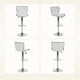 thumbnail image 5 of Set de 2 Bancos Barra HOMEMAKE FURNITURE Giratorio Altura Ajustable Color Blanco Contemporáneo, 5 of 6