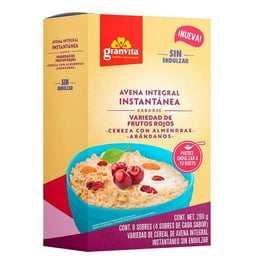 Avena instantánea Granvita sin endulzar variedad de frutos rojos 280 g