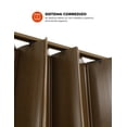 thumbnail image 4 of Puerta Plegable Nogal Tabaco 100x215 cm PVC Tipo Acordeón para Interior, 4 of 8
