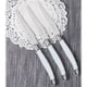 thumbnail image 4 of Par de Cucchillos para Cocina LaguioleWhite 5Pzas 23 cm Blanco Acero Inoxidable Cuchillo para carne., 4 of 4