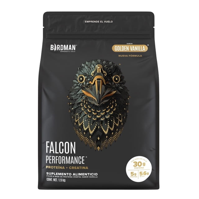 Falcon Performance Proteína Vegetal Creatina 1.9 Kg Vainilla Birdman BIRDMANPERFOVAINILLA