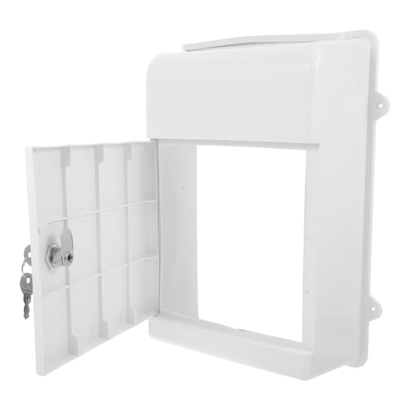 KALLORY Buzón Para Cartas De Pared Con Impermeable Y Cerradura Para Seguridad