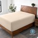 thumbnail image 3 of Sábana Ajustable Bare Home Premium 1800 Tamaño Twin Color Arena, 3 of 7