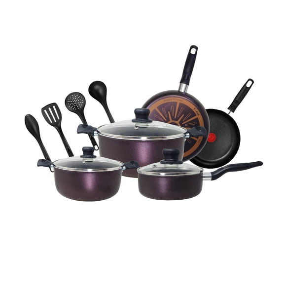 Batería de Cocina T-FAL Expert Chef 12 Piezas Morado