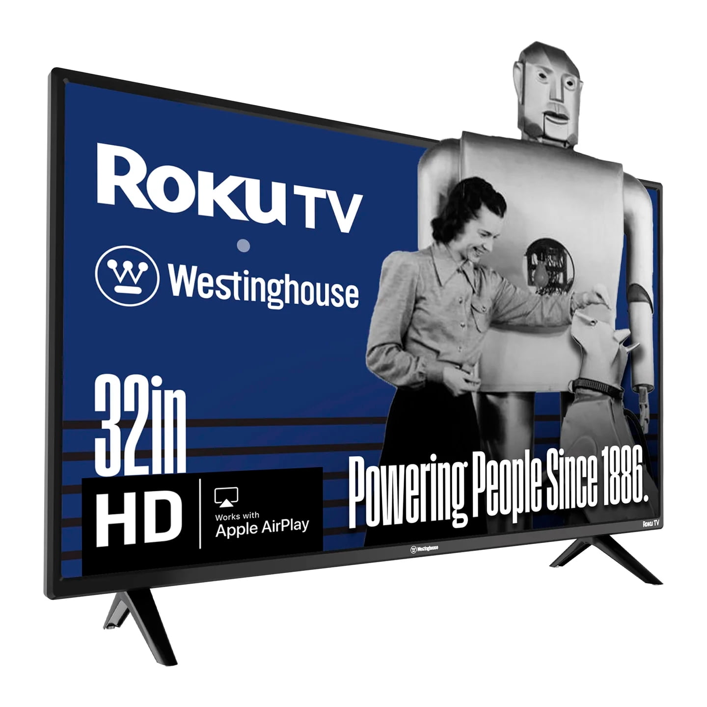 Westinghouse Roku TV 32" Edgeless HD Smart Television con Wi-Fi, Bluetooth, Compatibilidad con Apple AirPlay, Alexa y Google Assistant