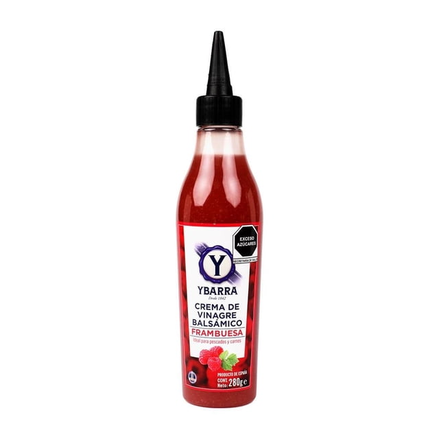 Crema de vinagre balsámico Ybarra frambuesa 280 g