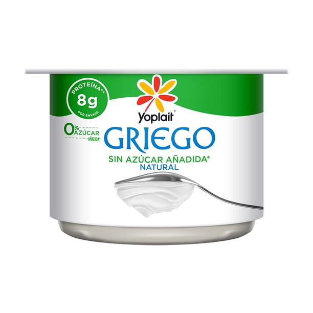 Yoghurt griego Yoplait natural 0% azúcar añadida 120 g