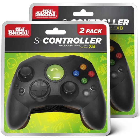 Controlador Old Skool tipo S con cable para Xbox – Pack de 2