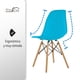 thumbnail image 4 of SET DE 4 SILLAS MINIMALISTAS COLOR AQUA, 4 of 5