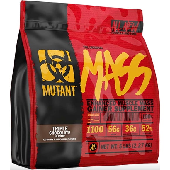 Mutant Mass Gold Chocolate 5 lbs 8 servicios Mutant