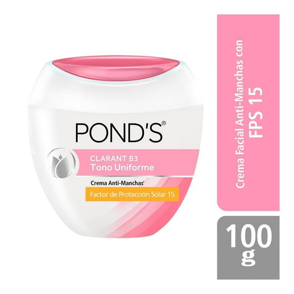 Crema facial Pond´s Clarant B3 anti-manchas con protección solar FPS 15 100 g