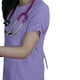thumbnail image 2 of Pijama Quirurgica Llama Pijama Gardenia Aster Purple XCH, 2 of 7