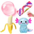 thumbnail image 1 of Set de 4 Squishies Divertidos de Alimentos EDGRYJK, 1 of 6